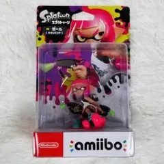 新品未開封 amiibo アミーボ ガール ネオンピンク スプラトゥーンシリーズ