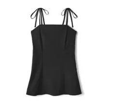 GRL 黒 キャミワンピース ミニ gm466