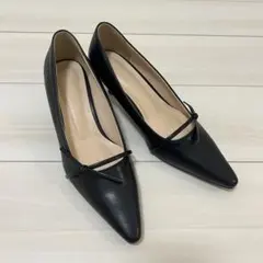 【新品未使用】韓国人気sappunリボンパンプス