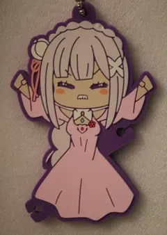 エミリア　苛立ち　キーホルダー　【Re:ゼロから始める異世界生活】