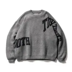 TIGHTBOOTH ACID LOGO KNIT SWEATER チャコール - メルカリ