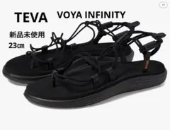 新品 TEVA レディースVOYA INFINITY ブラック23センチサンダルのサムネイル