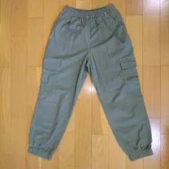 GU ジーユー　カーゴジョガーパンツ　オリーブグリーン　S