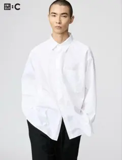 UNIQLO: Cブロードオーバーサイズシャツ