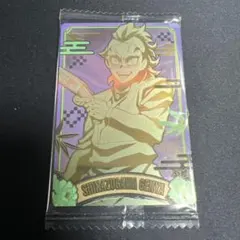 鬼滅の刃　ウエハース　カード　不死川玄弥　レアW9-21