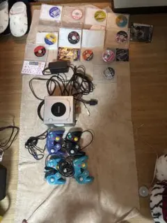 ゲームキューブ本体＋ソフト＋コントローラーまとめ売り 読み込みやや難あり