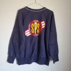 ヴィンテージ 日本製 紺 スポーツ トレーナー スウェット スノボ 90s