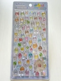 【正規品】ボンボンドロップシール　ミニ　しずくちゃん　森の仲間たち