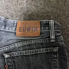 EDWIN JEANS 403 ダークグレー W32