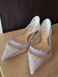 新品 ルブタン GALATIVI STRASS FLAT 37 箱付のサムネイル