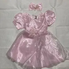 ワンピース　バレッタ付き