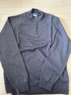 Patagonia パタゴニア ウールニット ハーフジップ L ウール ブラウンのサムネイル