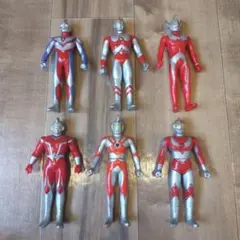 日本製　ウルトラマンフィギュア　6体セット