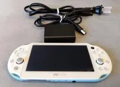 PS Vita ライトブルー/ホワイト PCH−2000 ZA14 充電器付き