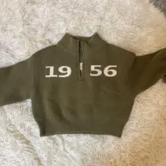 Dazy カーキ　Ｓサイズ クロップドセーター SHEIN