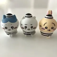 ちいかわフレンズ 4　ちいかわ、うさぎ、ハチワレ　囚人　つかまっちゃった 3体