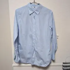 UNIQLO レディース　コットンシャツ　ブルー　Ｓサイズ