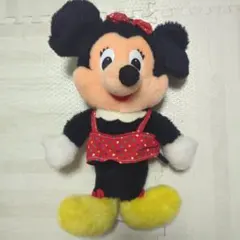 ミニー レトロ ぬいぐるみ レア ミニーマウス ディズニー