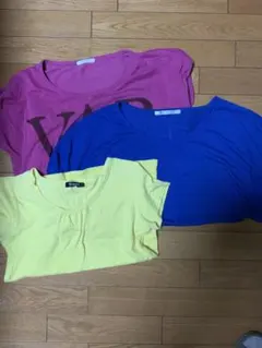 値下‼️レディース 半袖Tシャツ 3枚セット まとめ売りサイズM〜L