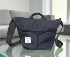 【極美品】hellolulu ハロルル ブラック ショルダーバッグ ナイロン