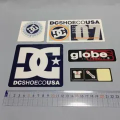 オマケ付★DC SHOESステッカー3枚セットglobe airwalkワッペンのサムネイル