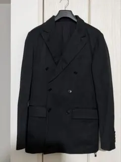 TAGLIATOREタリアトーレカシミヤ100％ダブルジャケット黒BLACK48 TAGLIATOREタリアトーレカシミヤ100％ダブルジャケット黒BLACK48