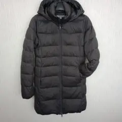 ユニクロ ストレッチダウンコート グレー M