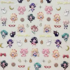 ネイルシール 5D3D 立体 セーラームーン ちびうさ キャラクター