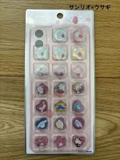 ジュガノン　サンリオ　お裾分け　おはじきシール シナモン　マイメロ　キラコロ