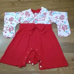 袴ロンパース 60cm