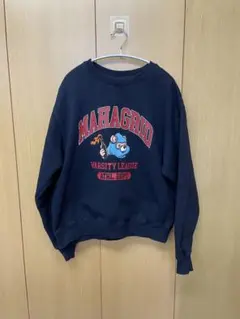 MAHAGRID マハグリッド スウェット ネイビー T37のサムネイル