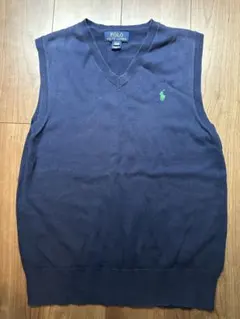 Polo Ralph Lauren ニットベスト ネイビー 制服のサムネイル