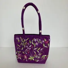 刺繍付きミニバッグ