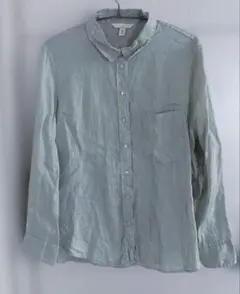 【匿名配送】H&M リネンシャツ　165/96A EUR M レディース
