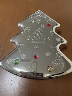 GODIVA 2016 クリスマス ツリー型 小物入れのサムネイル