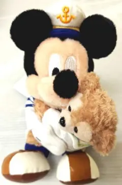 ハートフェルトレターズオブフレンドシップ ミッキー ダッフィーぬいぐるみバッジ