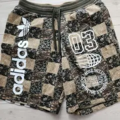 adidas 迷彩　豹柄　レオパード　 ショートパンツ M