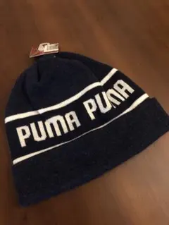 PUMA ネイビー ニット帽