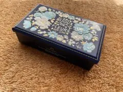 モロゾフ　花柄　空缶