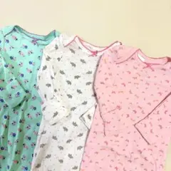 カーターズ Carter's 長袖ドレスオール 3点セット50~60cm 肌着