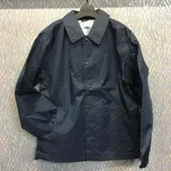 ♦️新品♦️撥水加工 コーチジャケット ナイロン ネイビー 無地 雨の日にも！