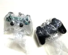 【未開封】PlayStation ミニチュアチャーム コントローラー 2種セット