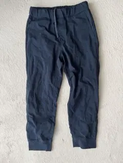美品　UNIQLO ウルトラストレッチアクティブジョガーパンツ 120 ネイビー