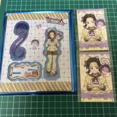 鬼滅の刃 胡蝶しのぶ アクリルスタンド、チョコ風カード