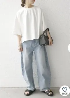 SHIPS any インレイ ハーフスリーブ ショートTEEのサムネイル