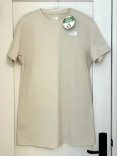 노스페이스 티셔츠 베이지 M 화이트 라벨 한국