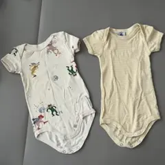 美品★Petit Bateau ベビー肌着 2点セット 6m