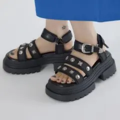 RODEO CROWNS WIDE BOWL スタッズサンダル L