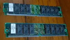 【PC-98レトロ】TOSHIBA EDO-SIMM 16MB 2枚セットのサムネイル