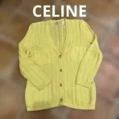 CELINE セリーヌ カーディガン イエロー 38のサムネイル